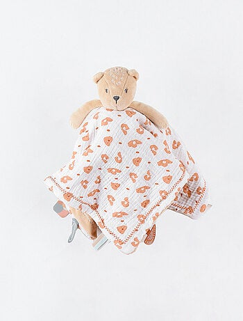 Doudou jour & nuit Kendi, beige/écru Noukie's