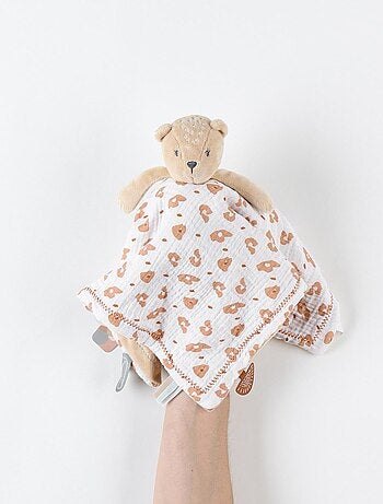 Doudou jour & nuit Kendi, beige/écru Noukie's