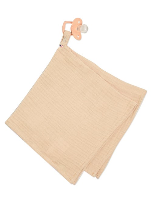 Doudou lange attache tétine en gaze de coton, Jeanne SEVIRA KIDS - Kiabi