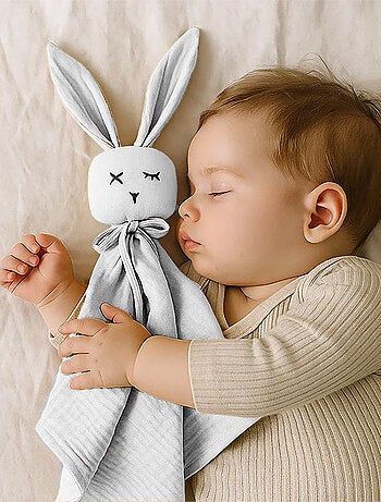 Doudou Lange en Coton Bio Rose