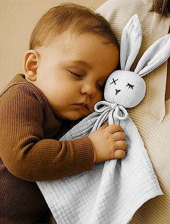 Doudou Lange en Coton Bio Rose