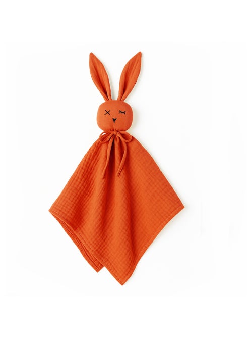 Doudou Lange en Coton Bio Fraise - Kiabi