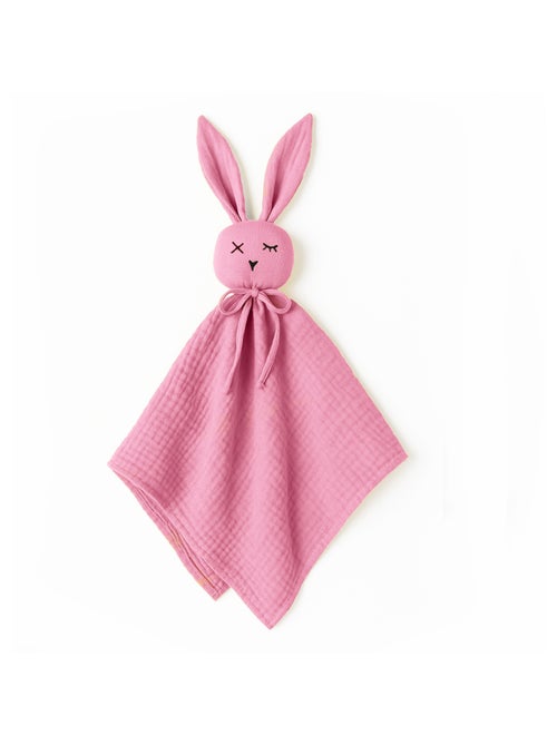Doudou Lange en Coton Bio Rose - Kiabi