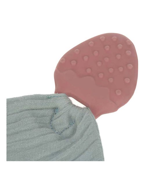 Doudou lange et son anneau de dentition Fraise - Kiabi