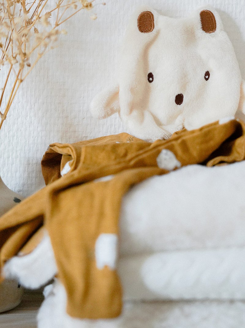 Doudou lange lapin Beige - Kiabi