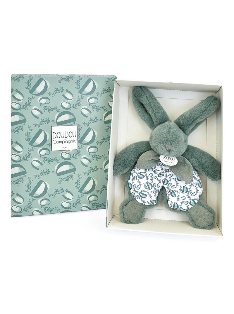 Doudou lapin 18 cm Vert - Kiabi
