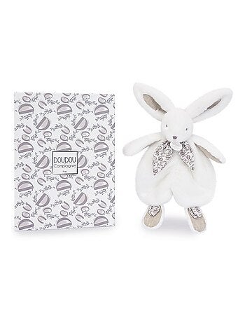 Doudou lapin blanc 29 cm