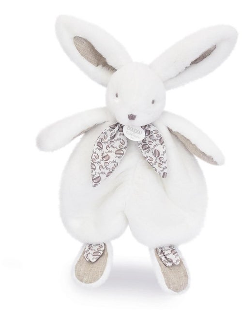 Doudou lapin blanc 29 cm - Kiabi