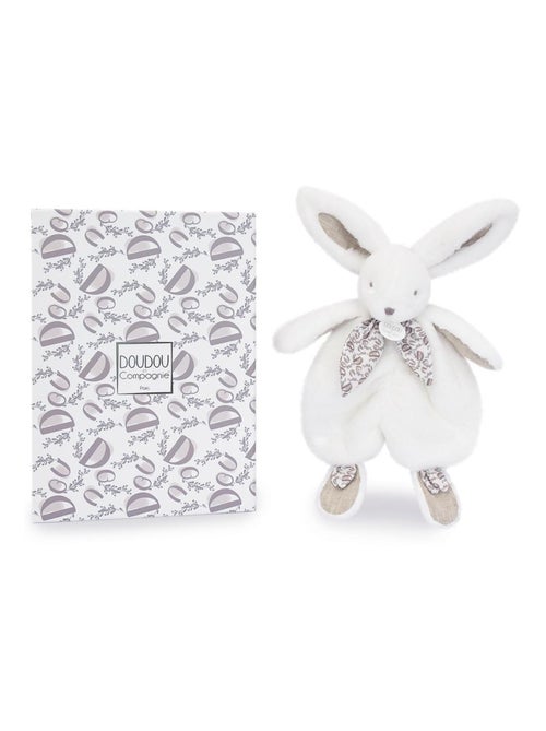 Doudou lapin blanc 29 cm - Kiabi