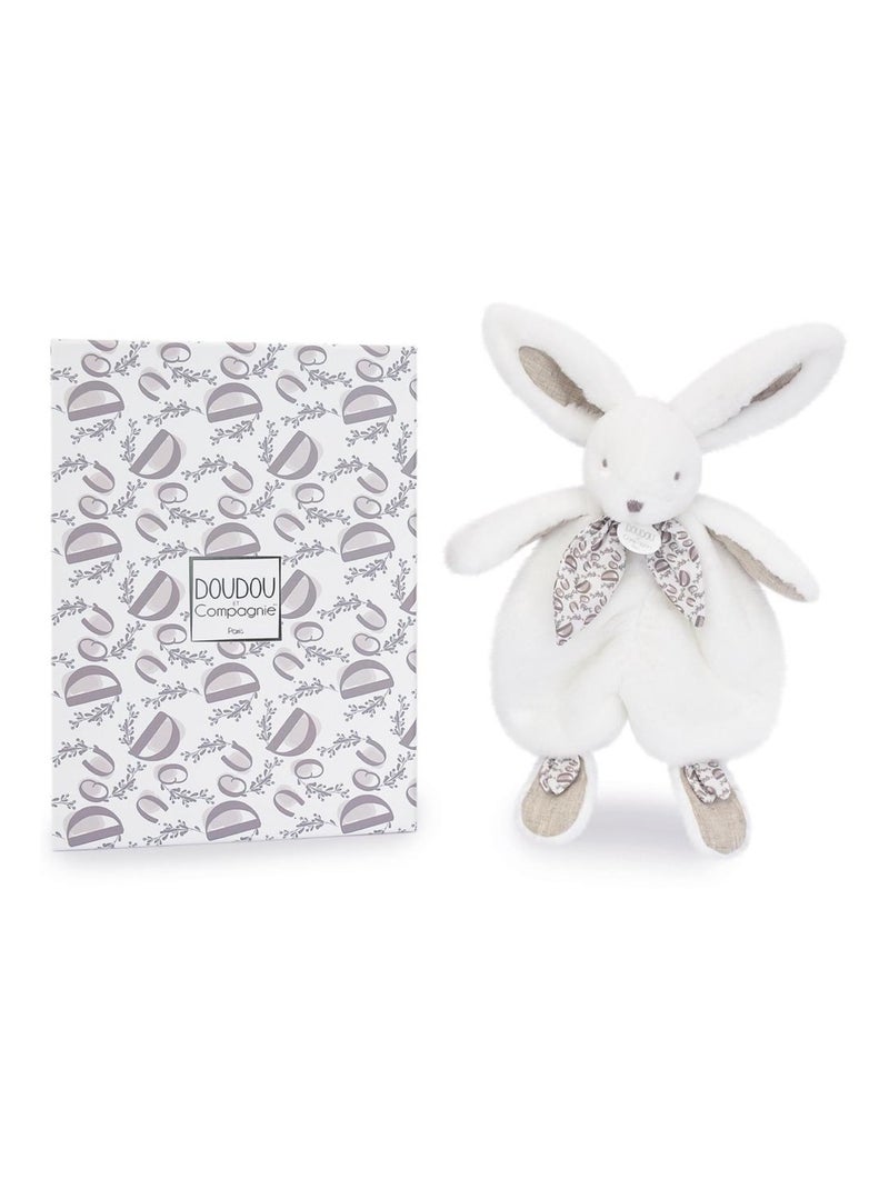 Doudou lapin blanc 29 cm Blanc - Kiabi