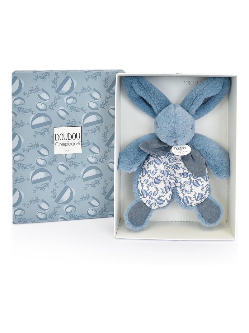 Doudou lapin bleu 18 cm Bleu - Kiabi