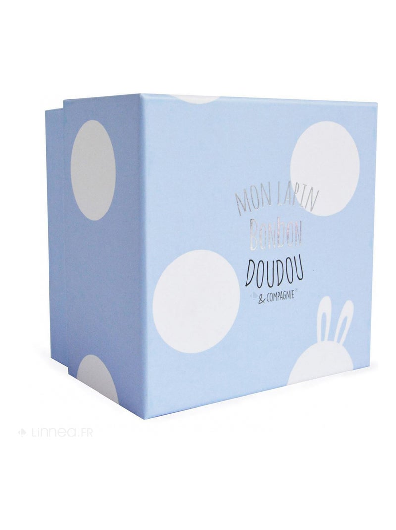 Doudou lapin collection LAPIN BONBON Bleu - Kiabi