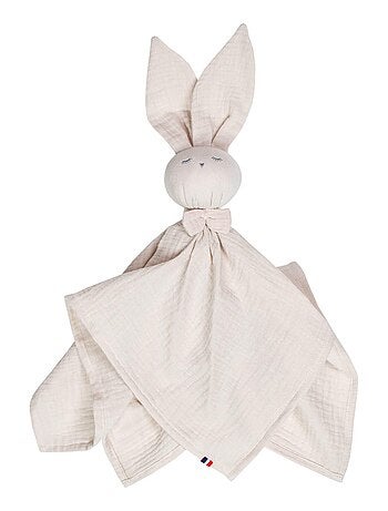 Doudou Lapin en gaze de coton, Jeanne SEVIRA KIDS