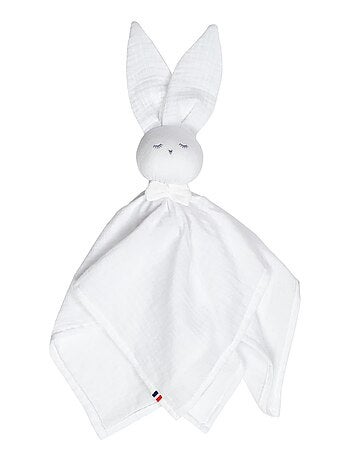 Doudou Lapin en gaze de coton, Jeanne SEVIRA KIDS