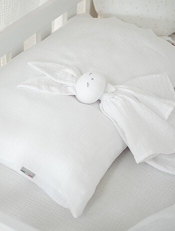 Doudou Lapin en gaze de coton, Jeanne SEVIRA KIDS