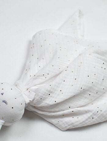 Doudou Lapin en gaze de coton, Jeanne SEVIRA KIDS