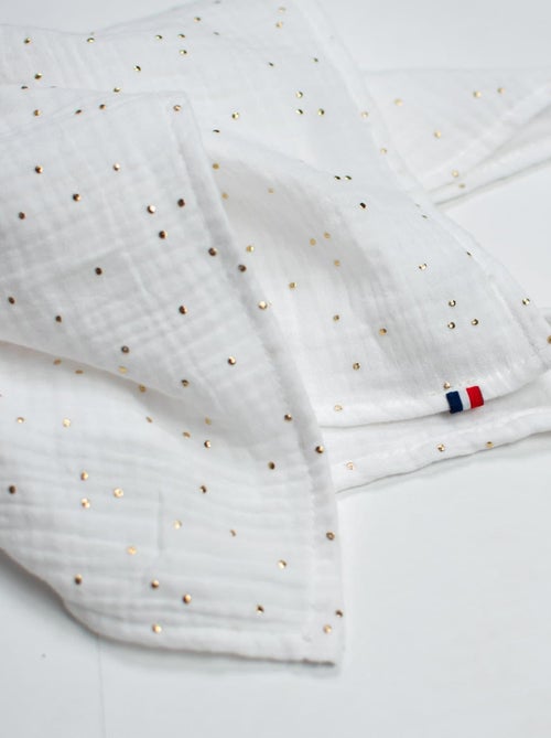 Doudou Lapin  en gaze de coton, Jeanne SEVIRA KIDS - Kiabi