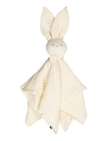Doudou Lapin en gaze de coton, Jeanne SEVIRA KIDS