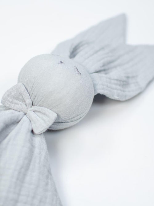 Doudou Lapin  en gaze de coton, Jeanne SEVIRA KIDS - Kiabi