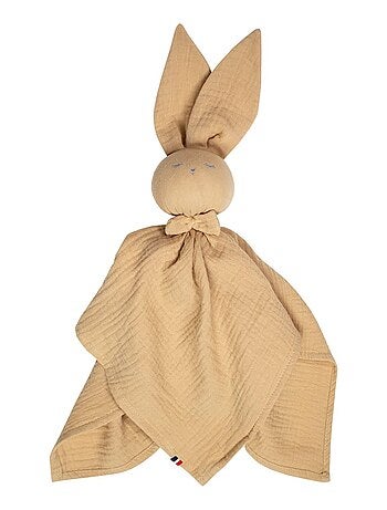 Doudou Lapin en gaze de coton, Jeanne SEVIRA KIDS