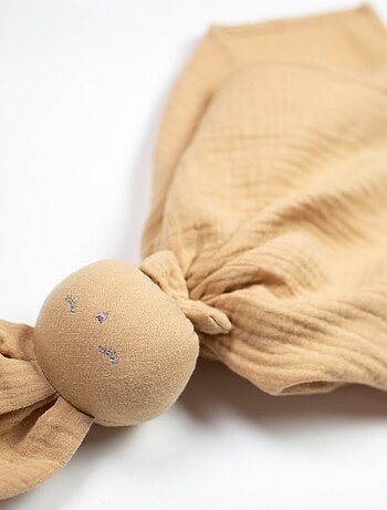Doudou Lapin en gaze de coton, Jeanne SEVIRA KIDS