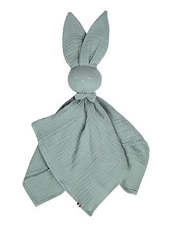 Doudou Lapin en gaze de coton, Jeanne SEVIRA KIDS