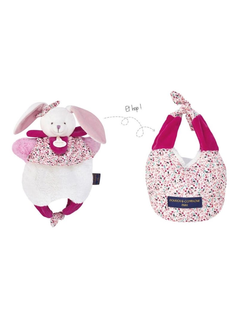 Doudou Lapin marionnette Blanc - Kiabi