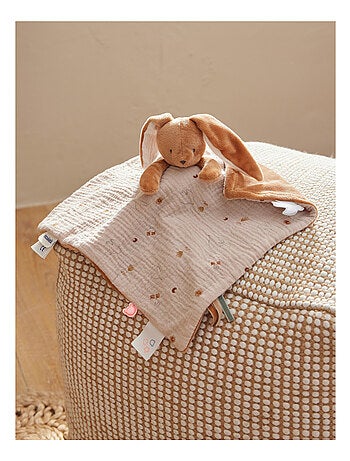 Doudou lapin réversible Moka Noukie's