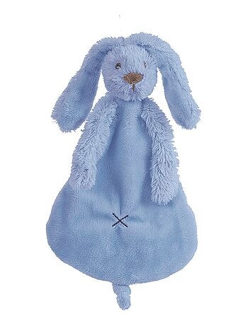 Doudou Lapin Richie bleu 25 cm