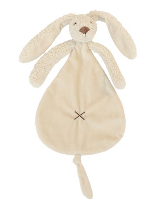 Doudou Lapin Richie recyclé beige 25 cm