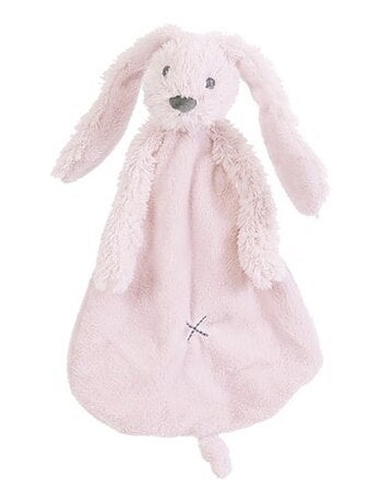 Doudou Lapin Richie rose clair 25 cm