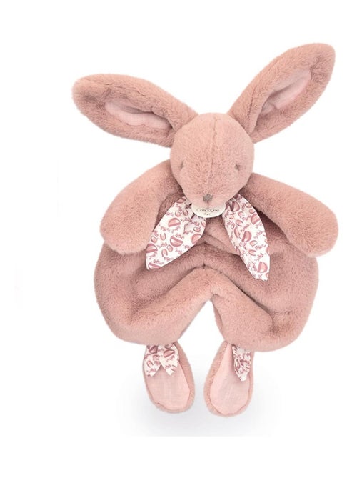 Doudou lapin rose poudré 29 cm - Kiabi