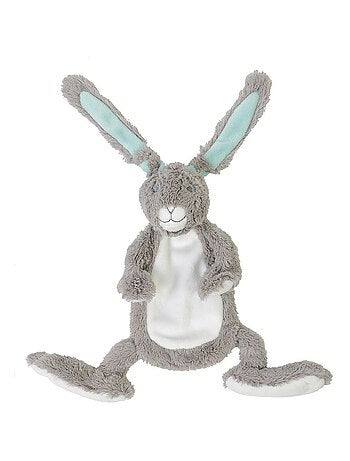 Doudou Lapin Twine gris 20 cm
