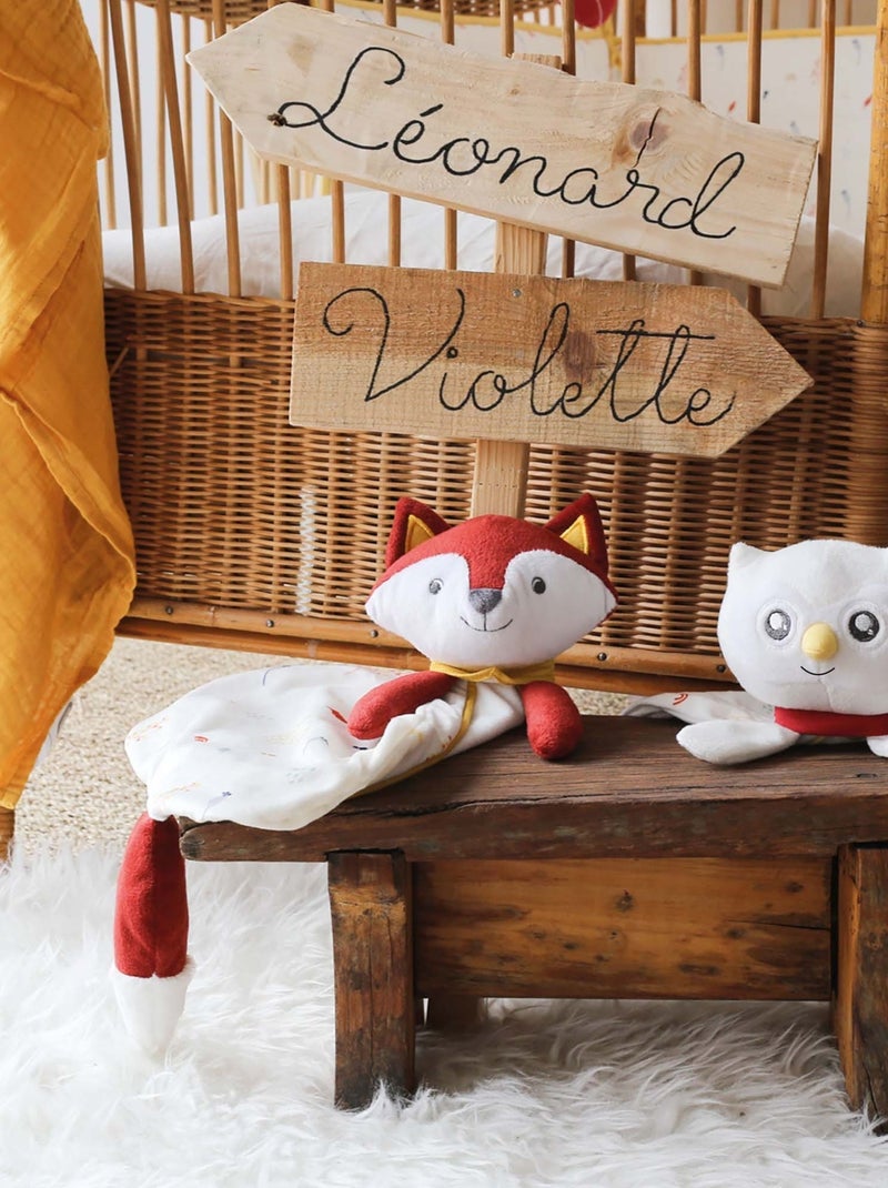 Doudou Léonard le renard Rouge - Kiabi