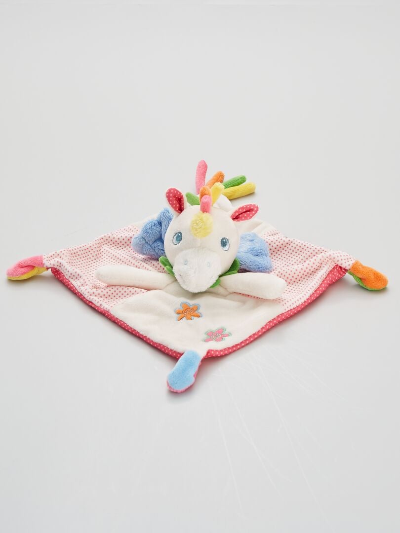 doudou mouchoir licorne