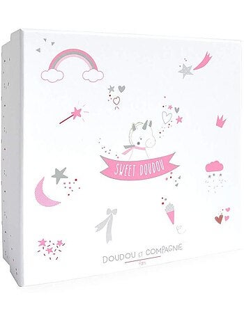 Doudou Lucie la licorne or