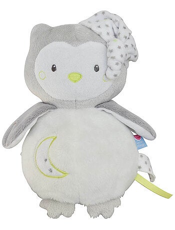 DOUDOU MAGIDOUX CHOUETTE GRISE ANIS