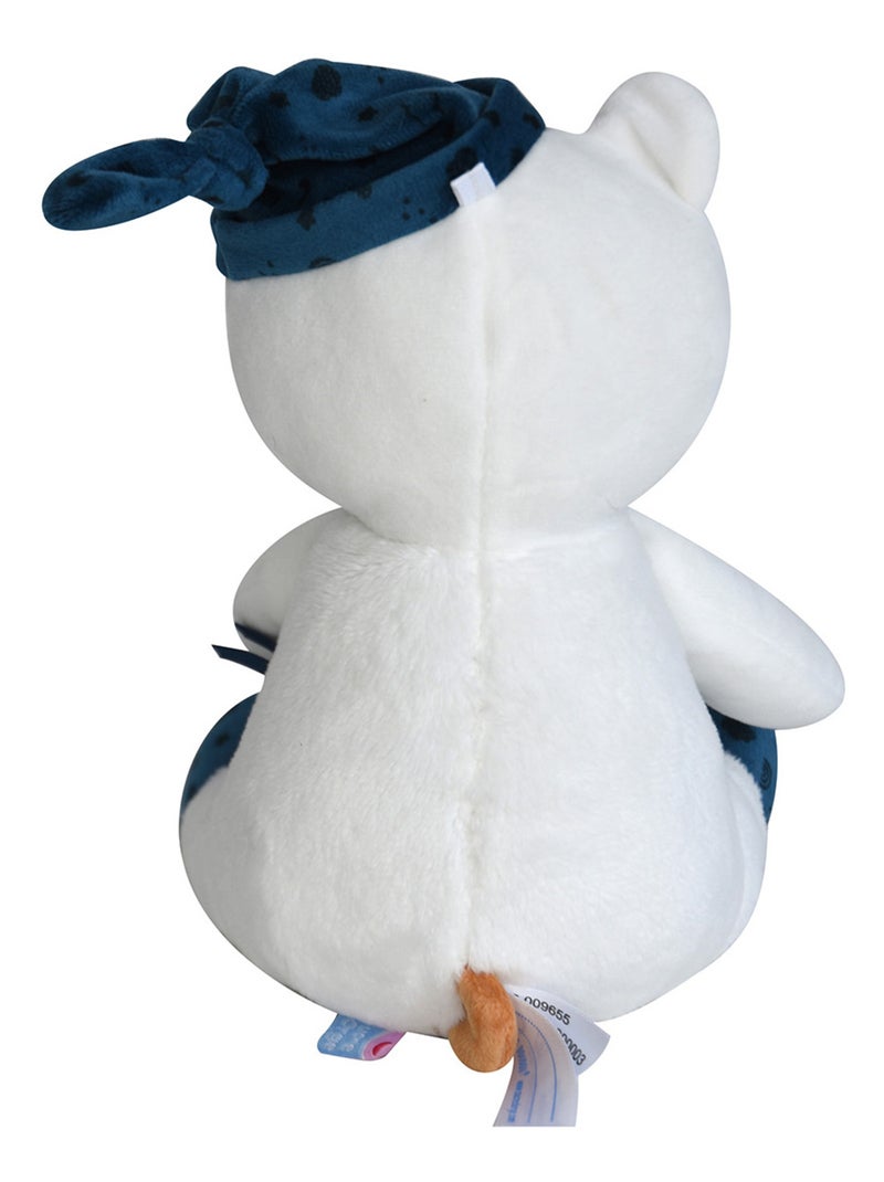 DOUDOU MAGIDOUX OURS VELOURS DOUX Bleu - Kiabi