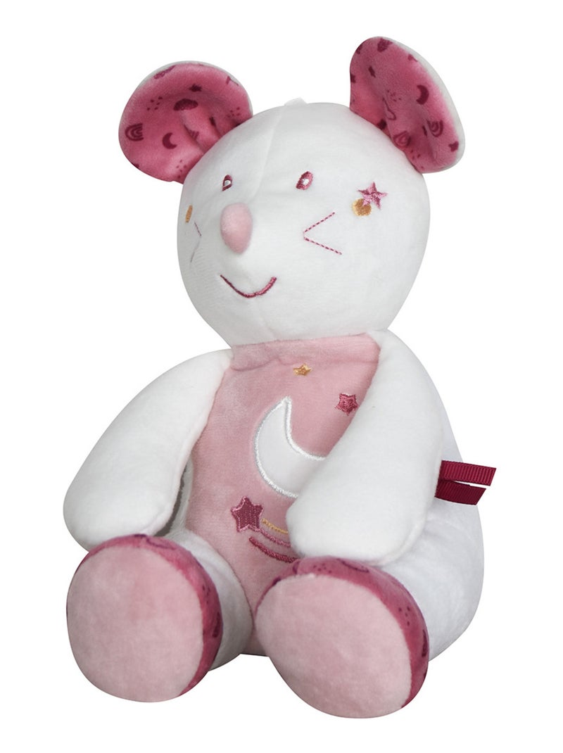 Doudou magidoux phosphorescent souris Palmire Violet - Kiabi