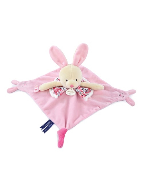 Doudou marionnette à doigts polyester collection LES PETITS FUTÉS Lapin - Kiabi