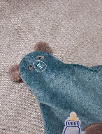 Doudou marionnette à doigts polyester collection LES PETITS FUTÉS Panda