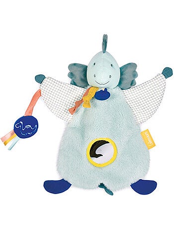 Doudou marionnette d'éveil polyester collection DINO