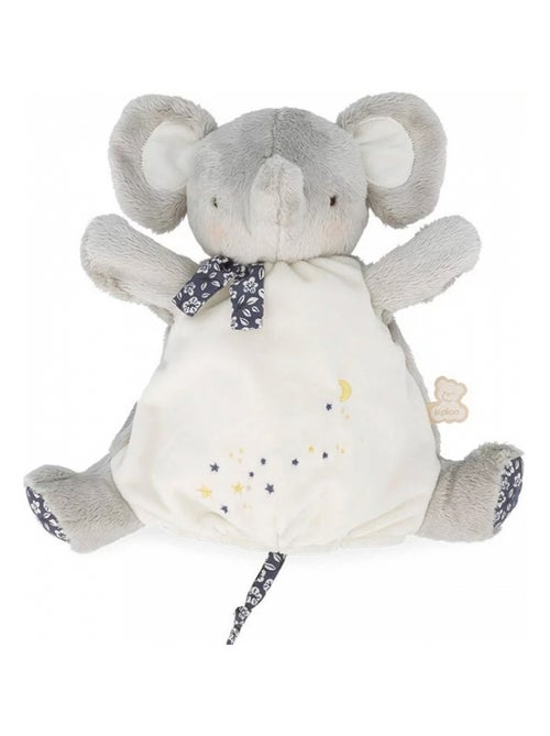Doudou marionnette éléphant (24 cm) - Kiabi