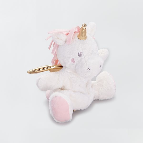 Doudou Marionnette Licorne Bebe Fille Blanc Rose Kiabi 9 00