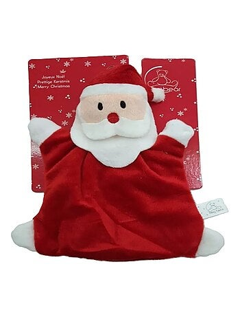 Doudou marionnette Papa Noël "Les Chatounets