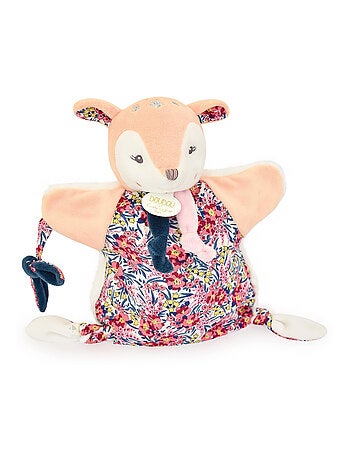 Doudou marionnette polyester collection BOH'AIME Faon