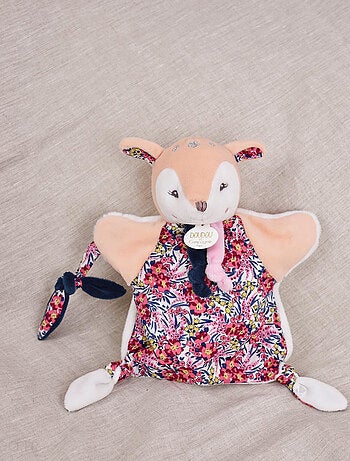 Doudou marionnette polyester collection BOH'AIME Faon