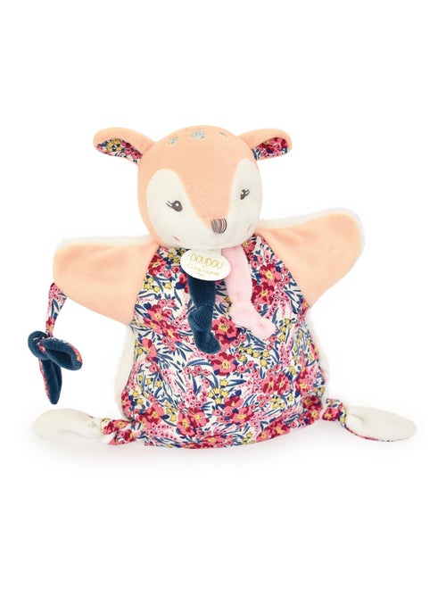 Doudou marionnette polyester collection BOH'AIME Faon - Kiabi