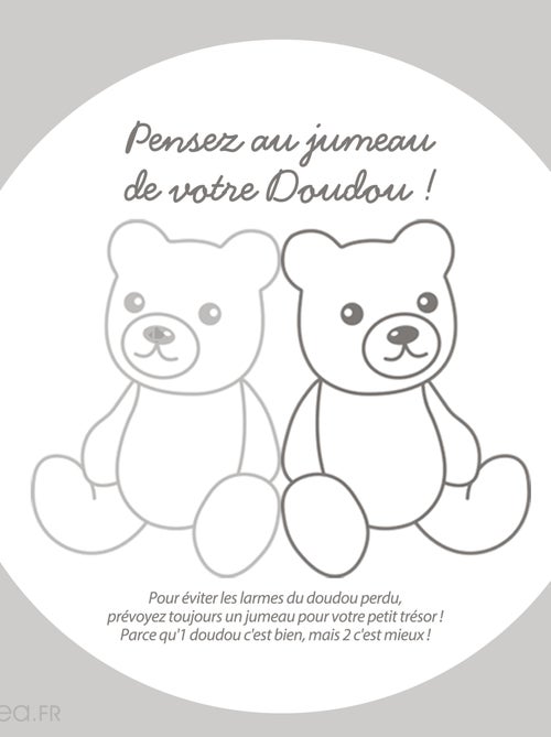 Doudou marionnette polyester collection BOH'AIME Faon - Kiabi