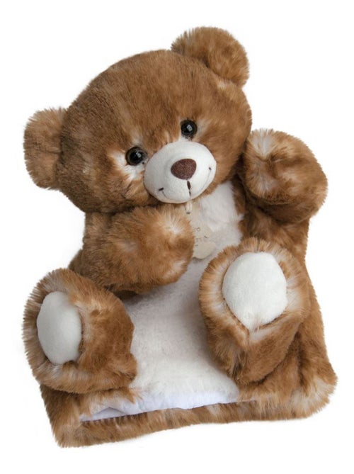 Doudou marionnette polyester collection DOUCE MARIONNETTE Ours - Kiabi